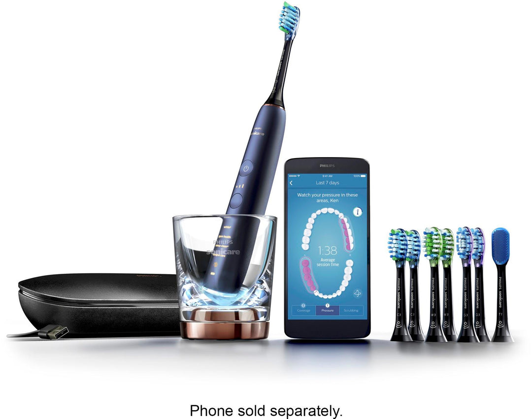 Philips Sonicare - DiamondClean Smart 9700 Rechargeable Toothbrush - Lunar Blue_1