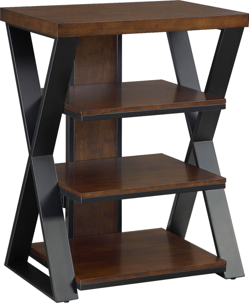 Whalen Furniture - Tower Stand for TVs Up to 32" - Medium Brown Cherry_1