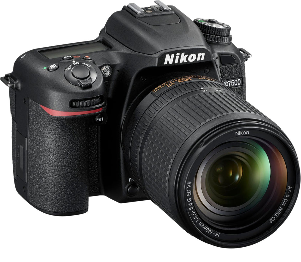 Nikon - D7500 DSLR 4K Video Camera with AF-S DX NIKKOR 18-140mm f/3.5-5.6G ED VR lens - Black_1