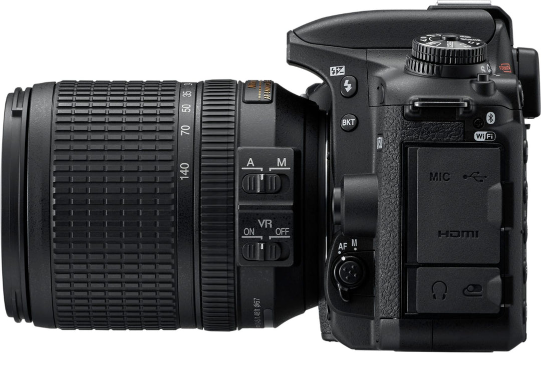 Nikon - D7500 DSLR 4K Video Camera with AF-S DX NIKKOR 18-140mm f/3.5-5.6G ED VR lens - Black_10