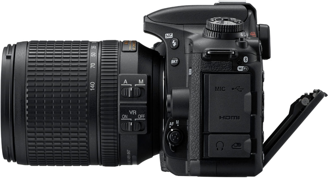 Nikon - D7500 DSLR 4K Video Camera with AF-S DX NIKKOR 18-140mm f/3.5-5.6G ED VR lens - Black_7