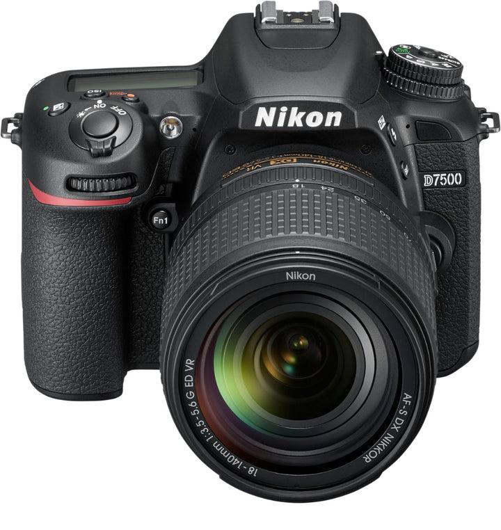 Nikon - D7500 DSLR 4K Video Camera with AF-S DX NIKKOR 18-140mm f/3.5-5.6G ED VR lens - Black_5