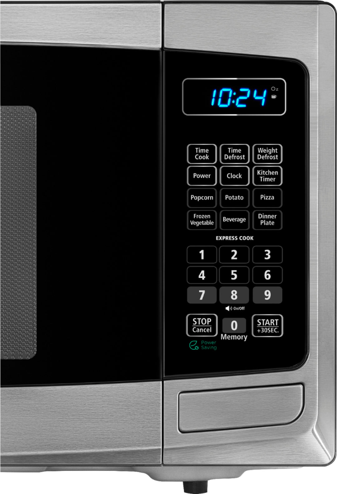 Insignia™ - 0.9 Cu. Ft. Compact Microwave - Stainless steel_3