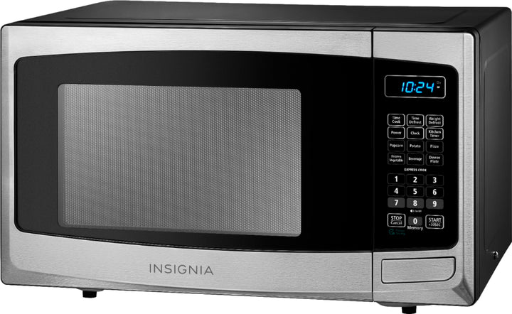 Insignia™ - 0.9 Cu. Ft. Compact Microwave - Stainless steel_2