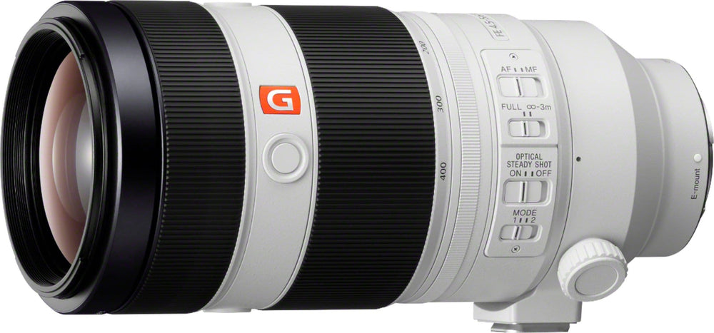 Sony - FE 100-400mm f/4.5-5.6 GM OSS Super Telephoto Zoom Lens for E-mount Cameras - White_1