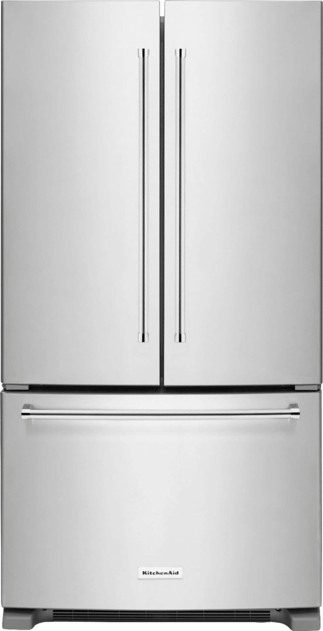 KitchenAid - 20 Cu. Ft. French Door Counter-Depth Refrigerator - Stainless steel_0