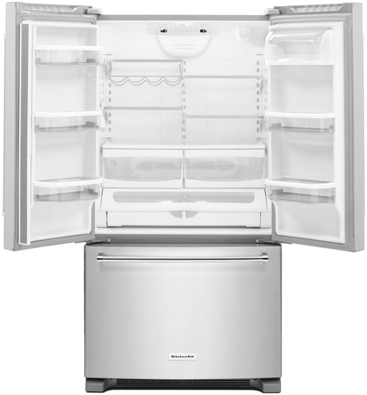 KitchenAid - 20 Cu. Ft. French Door Counter-Depth Refrigerator - Stainless steel_2