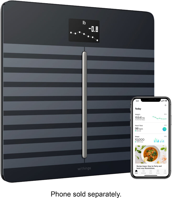 Withings - Body Cardio - Heart Health & Body Composition Wi-Fi Smart Scale - Black_1