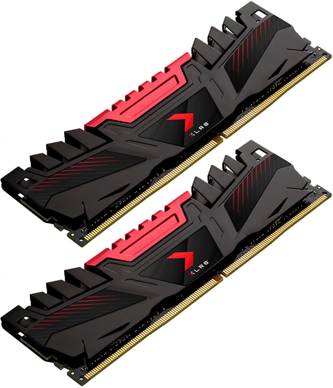 PNY - XLR8 Gaming 16GB (2x8GB)  3200MHz  DDR4 DRAM (PC4-25600) CL16 1.35V Dual Channel Desktop (DIMM) Memory Kit - Red_5