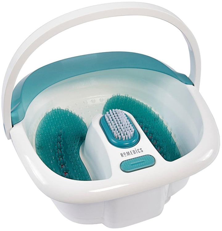 HoMedics - Bubble Foot Spa with Heat Boost Power - White/Gray_2