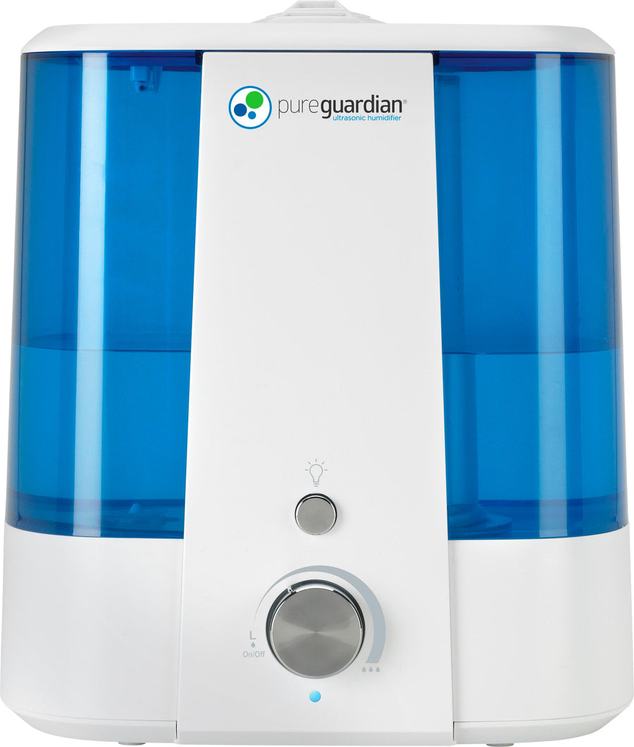 PureGuardian - 1.5 Gal. Ultrasonic Cool Mist Humidifier - Blue/white_0