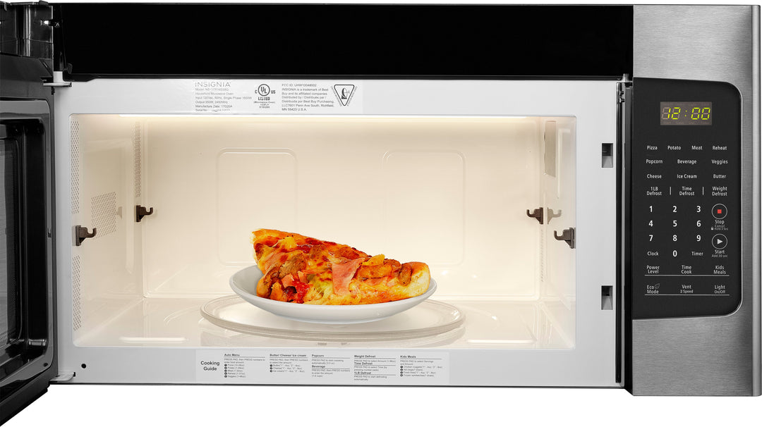 Insignia™ - 1.6 Cu. Ft. Over-the-Range Microwave - Stainless steel_4