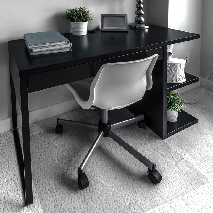 Floortex Anti-Slip Chair Mat 48" x 53" for Hard Floors and Carpet Tiles - Clear_3