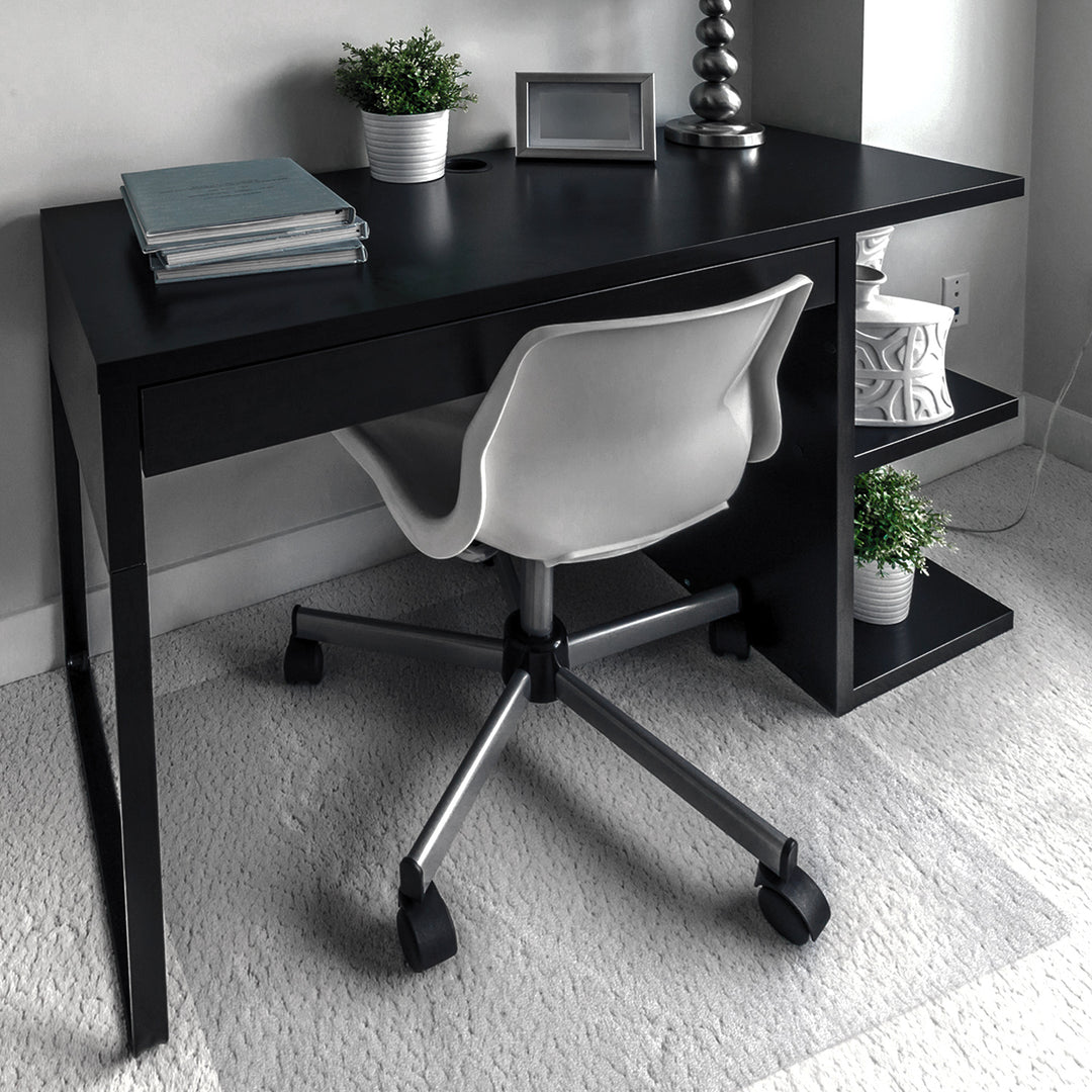Floortex Anti-Slip Chair Mat 35" x 47" for Hard Floors and Carpet Tiles - Clear_3