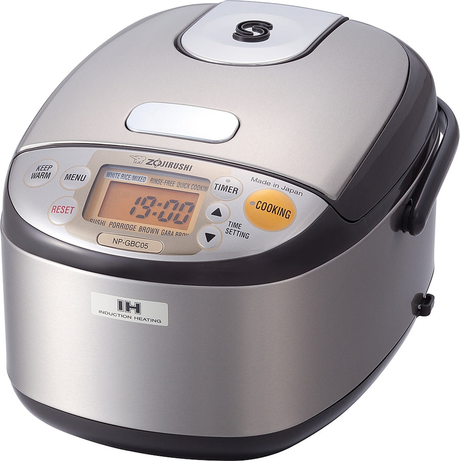 Zojirushi - 3 Cup Induction Heating Rice Cooker - Stainless Steel Brown_0