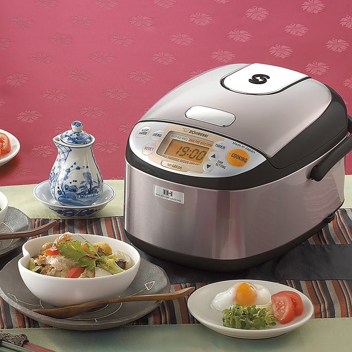 Zojirushi - 3 Cup Induction Heating Rice Cooker - Stainless Steel Brown_4
