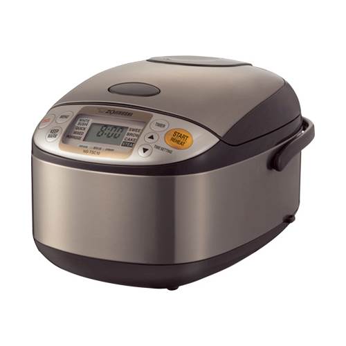 Zojirushi - Micom 5.5-Cup Rice Cooker and Warmer - Stainless Brown_0