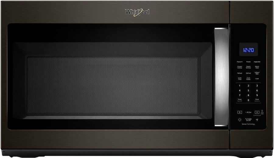 Whirlpool - 1.9 Cu. Ft. Over-the-Range Microwave with Sensor Cooking - Black stainless steel_0