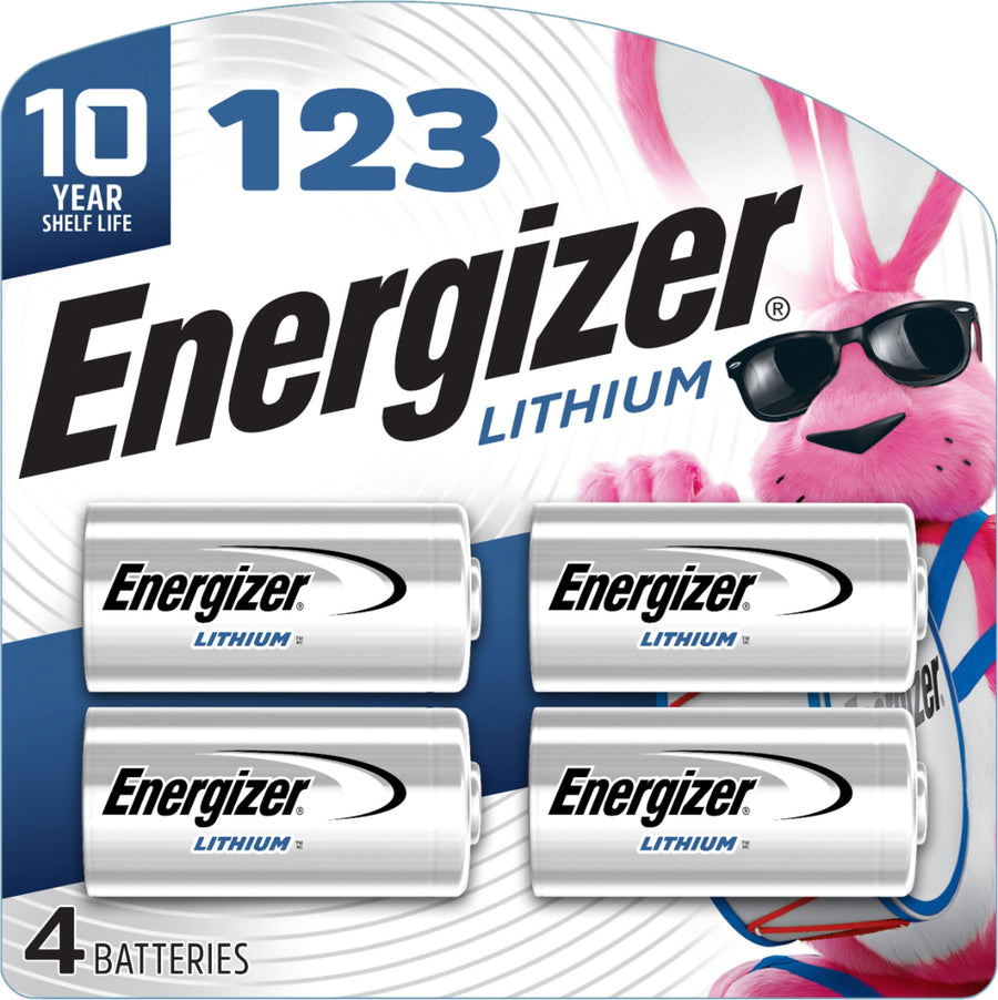Energizer - 123 Lithium Batteries (4 Pack), 3V Photo Batteries_0