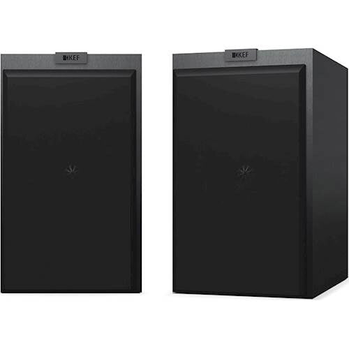 KEF - Cloth Grille for Q350 Bookshelf Speaker (Each) - Black_1