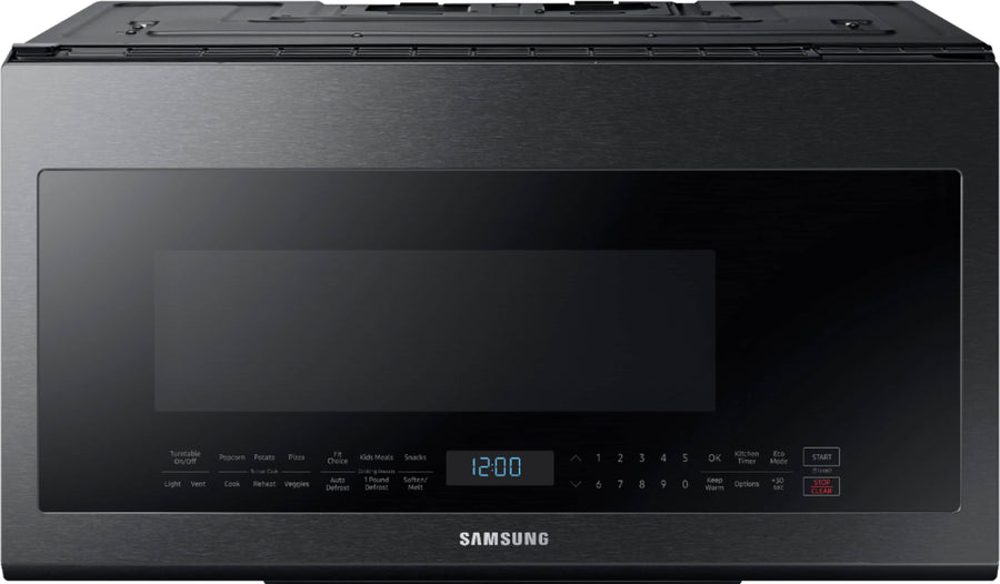 Samsung - 2.1 Cu. Ft. Over-the-Range Microwave with Sensor Cook - Black stainless steel_0