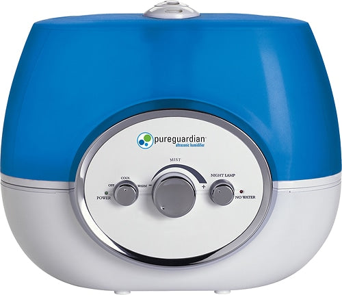 PureGuardian - 1.5 Gal. Ultrasonic Warm/Cool Mist Humidifier - Blue/White_0