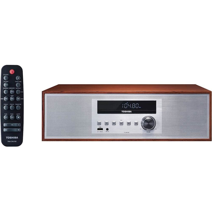 Toshiba - 30W Audio System - Silver/Brown_3