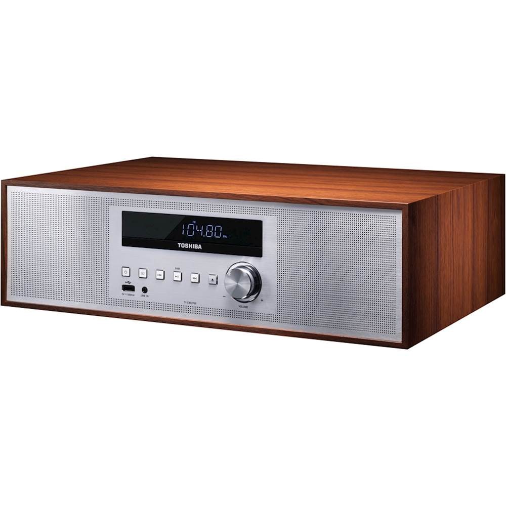 Toshiba - 30W Audio System - Silver/Brown_1
