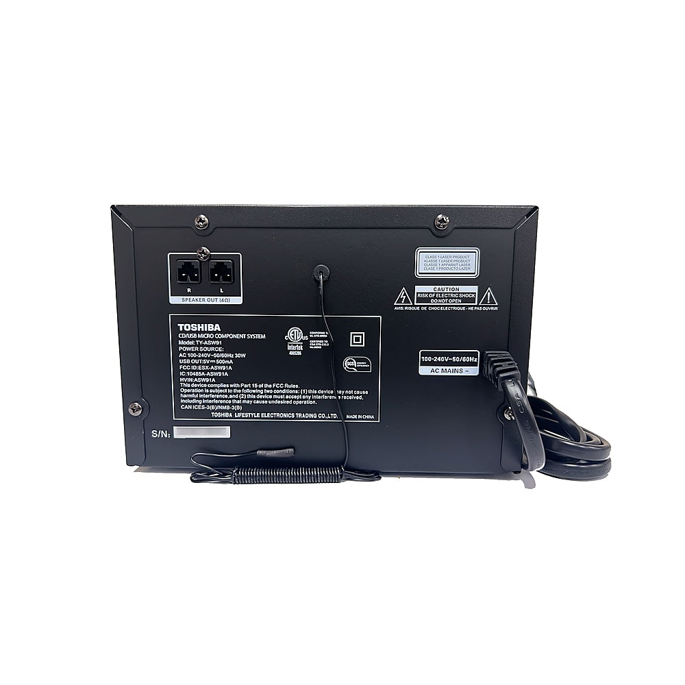 Toshiba - 30W Main Unit and Speaker System Combo Set - Black_1