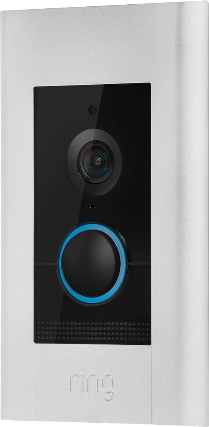 Ring - Video Doorbell Elite - Satin Nickel_1