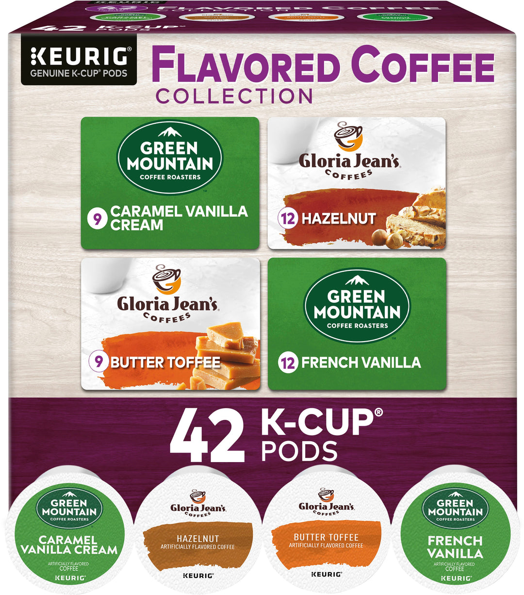 Keurig - Green Mountain Coffee - Flavored Coffee Collection K-Cup Pods (42-Pack)_0