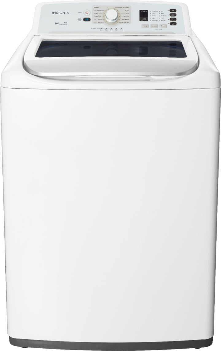 Insignia™ - 4.1 Cu. Ft. High Efficiency Top Load Washer - White_0