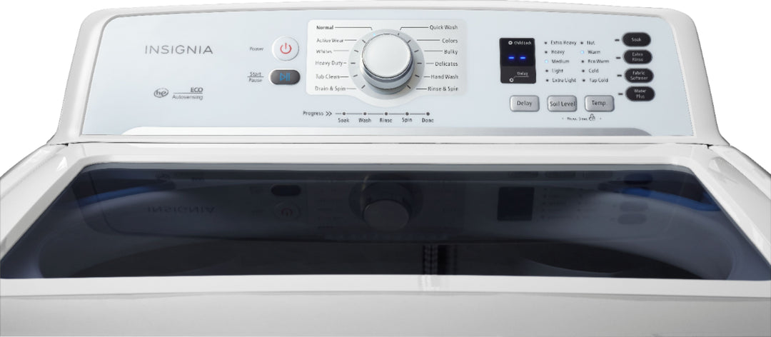 Insignia™ - 4.1 Cu. Ft. High Efficiency Top Load Washer - White_4