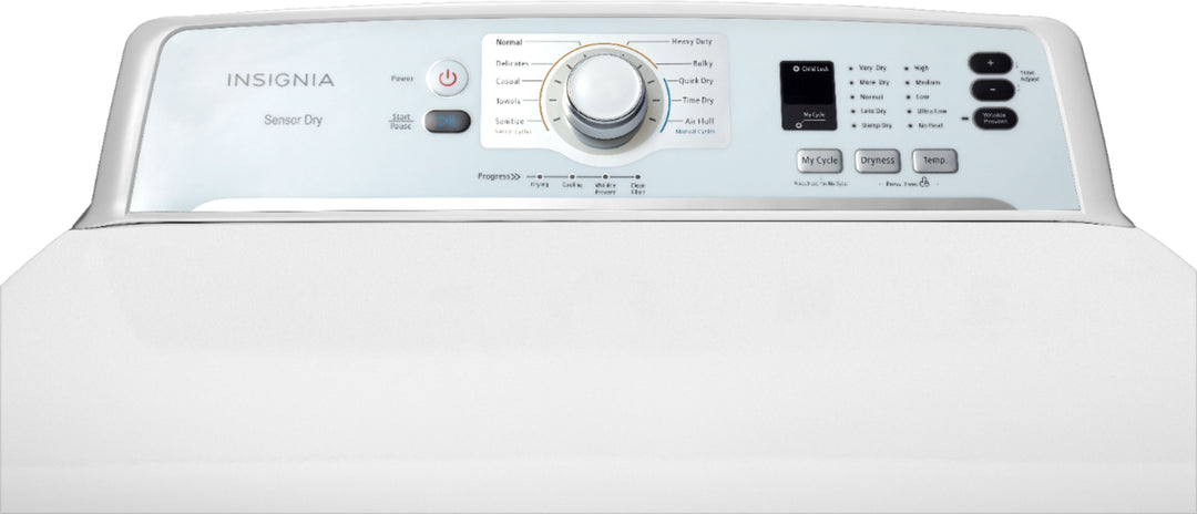 Insignia™ - 6.7 Cu. Ft. Electric Dryer - White_6