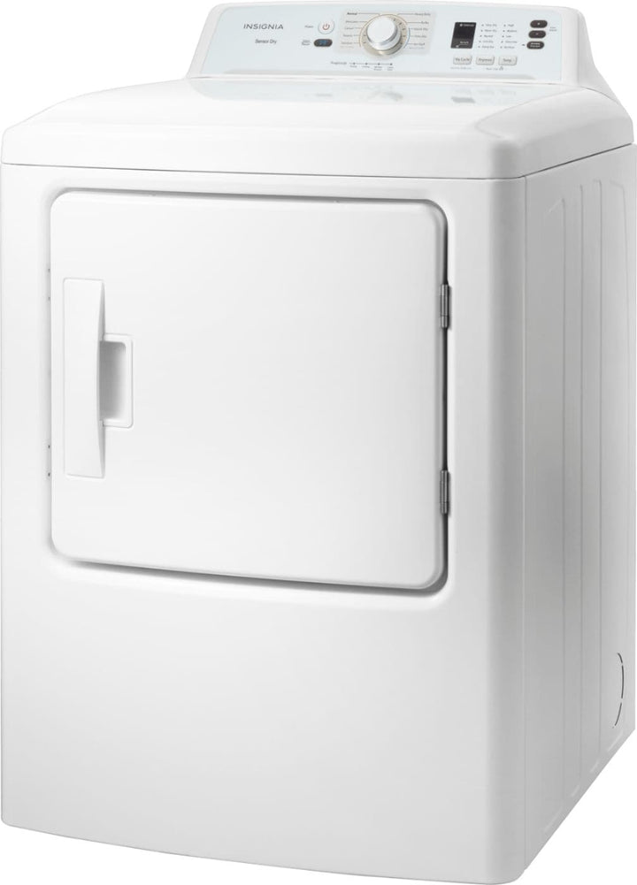 Insignia™ - 6.7 Cu. Ft. Electric Dryer - White_2