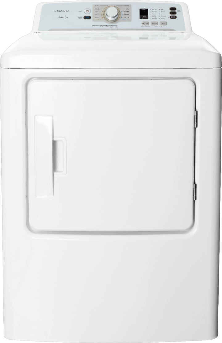 Insignia™ - 6.7 Cu. Ft. Gas Dryer - White_0