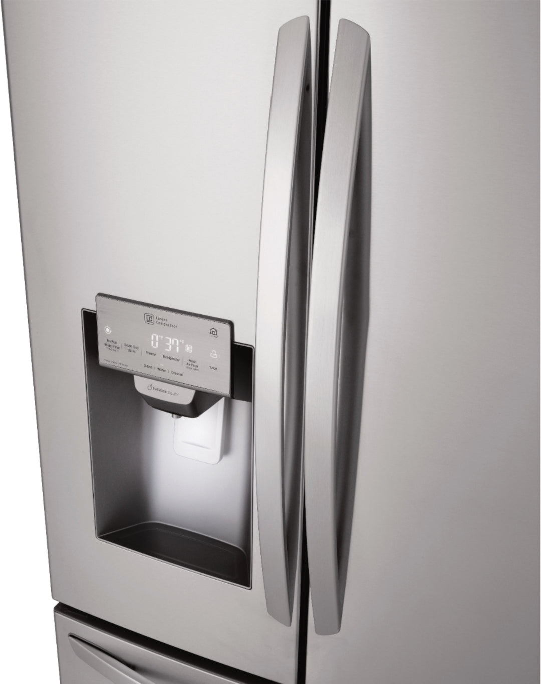 LG - 27.8 Cu. Ft. 4-Door French Door Smart Refrigerator with Smart Cooling System - Stainless steel_18