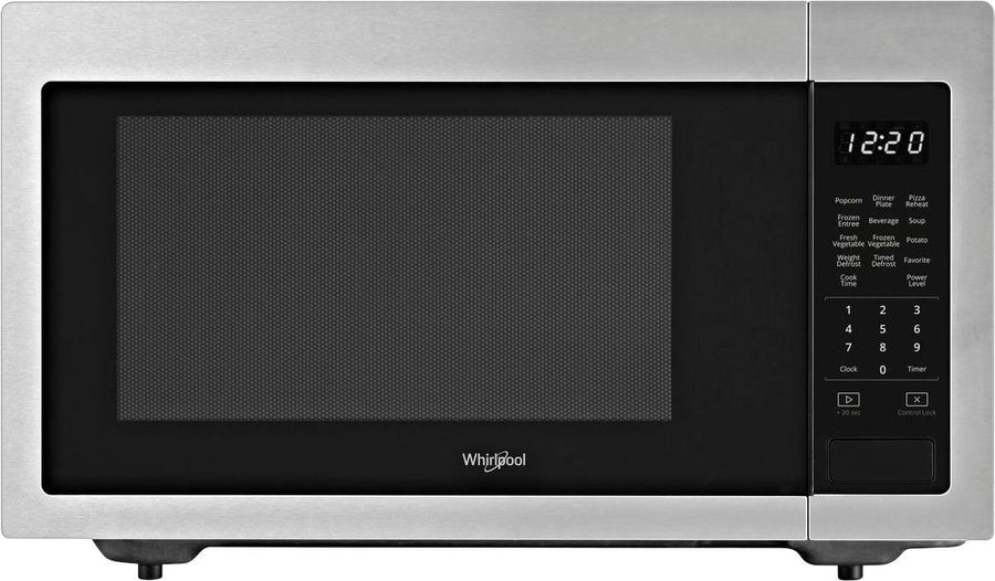 Whirlpool - 1.6 Cu. Ft. Full-Size Microwave - Stainless steel_0