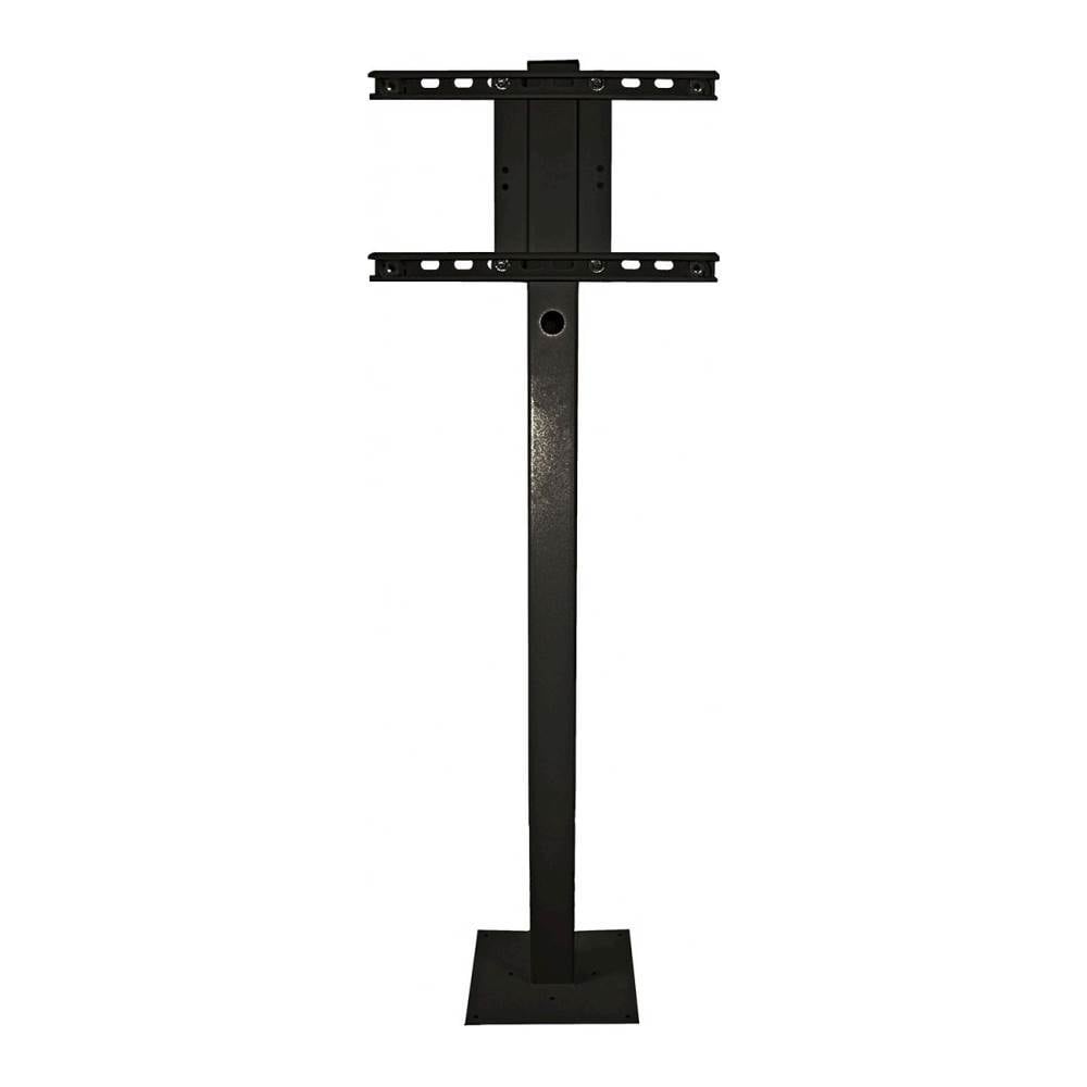 SunBriteTV - Deck Planter Pole for Most TVs Up to 65" - Black_0