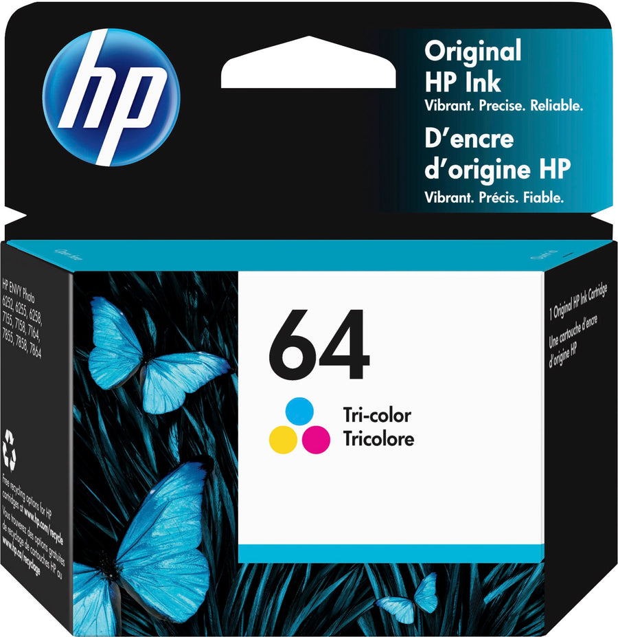 HP - 64 Standard Capacity Ink Cartridge - Tri-Color_0