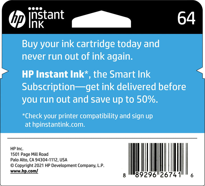HP - 64 Standard Capacity Ink Cartridge - Tri-Color_5