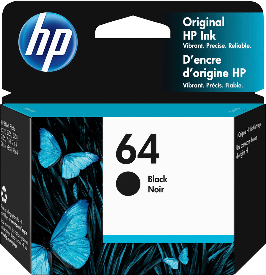 HP - 64 Standard Capacity Ink Cartridge - Black_0