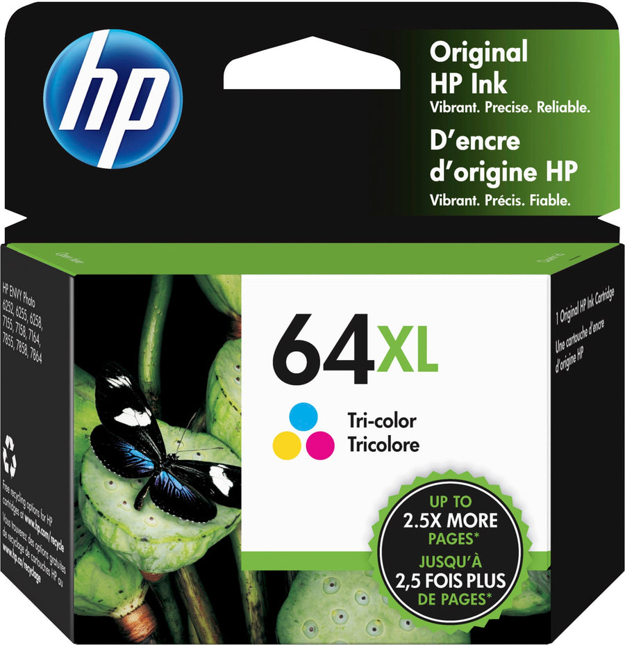 HP - 64XL High-Yield Ink Cartridge - Tri-Color_0