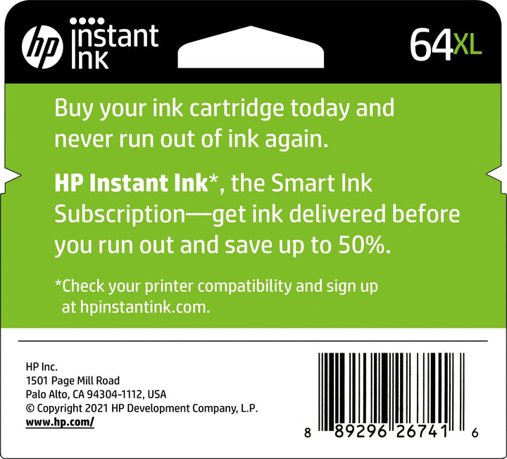 HP - 64XL High-Yield Ink Cartridge - Black_3
