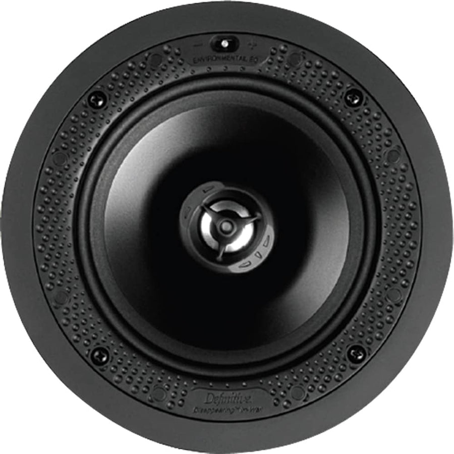 Definitive Technology - DI Series 6-1/2" Round In-Ceiling Speaker (Each) - White_0
