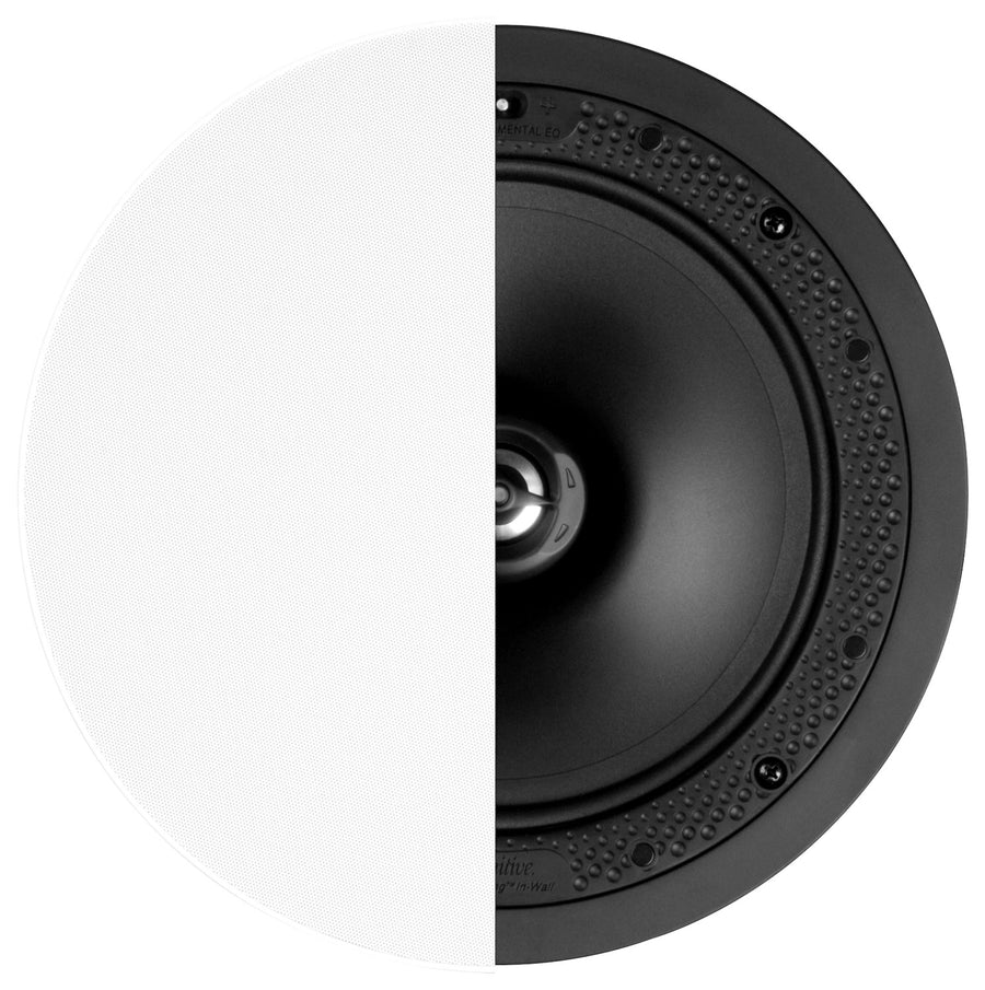 Definitive Technology - DI Series 8" Round In-Ceiling Speaker (Each) - White_0