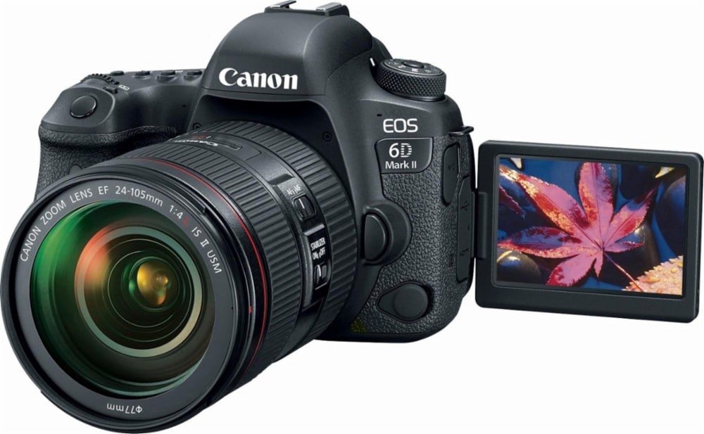 Canon - EOS 6D Mark II DSLR Video Camera with EF 24-105mm f/4L IS II USM Lens - Black_1