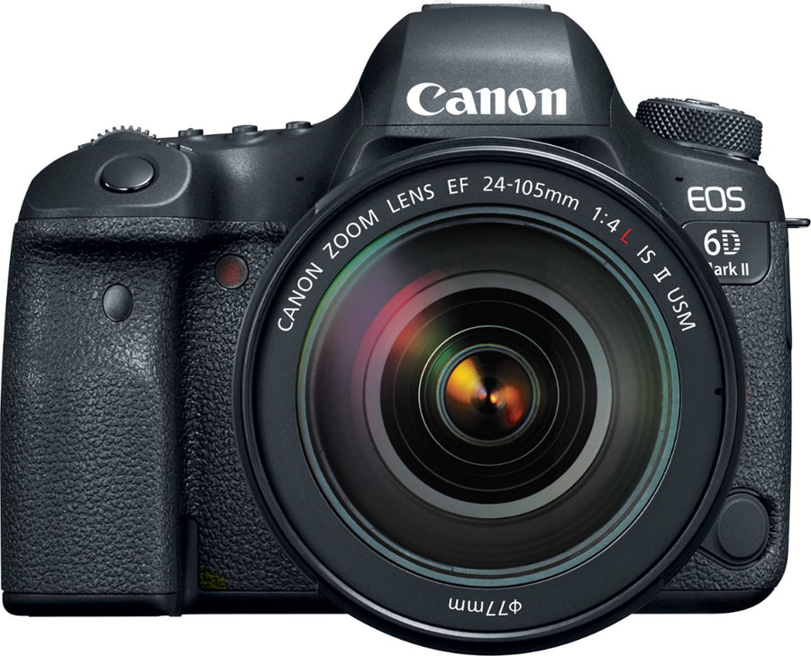 Canon - EOS 6D Mark II DSLR Video Camera with EF 24-105mm f/4L IS II USM Lens - Black_0