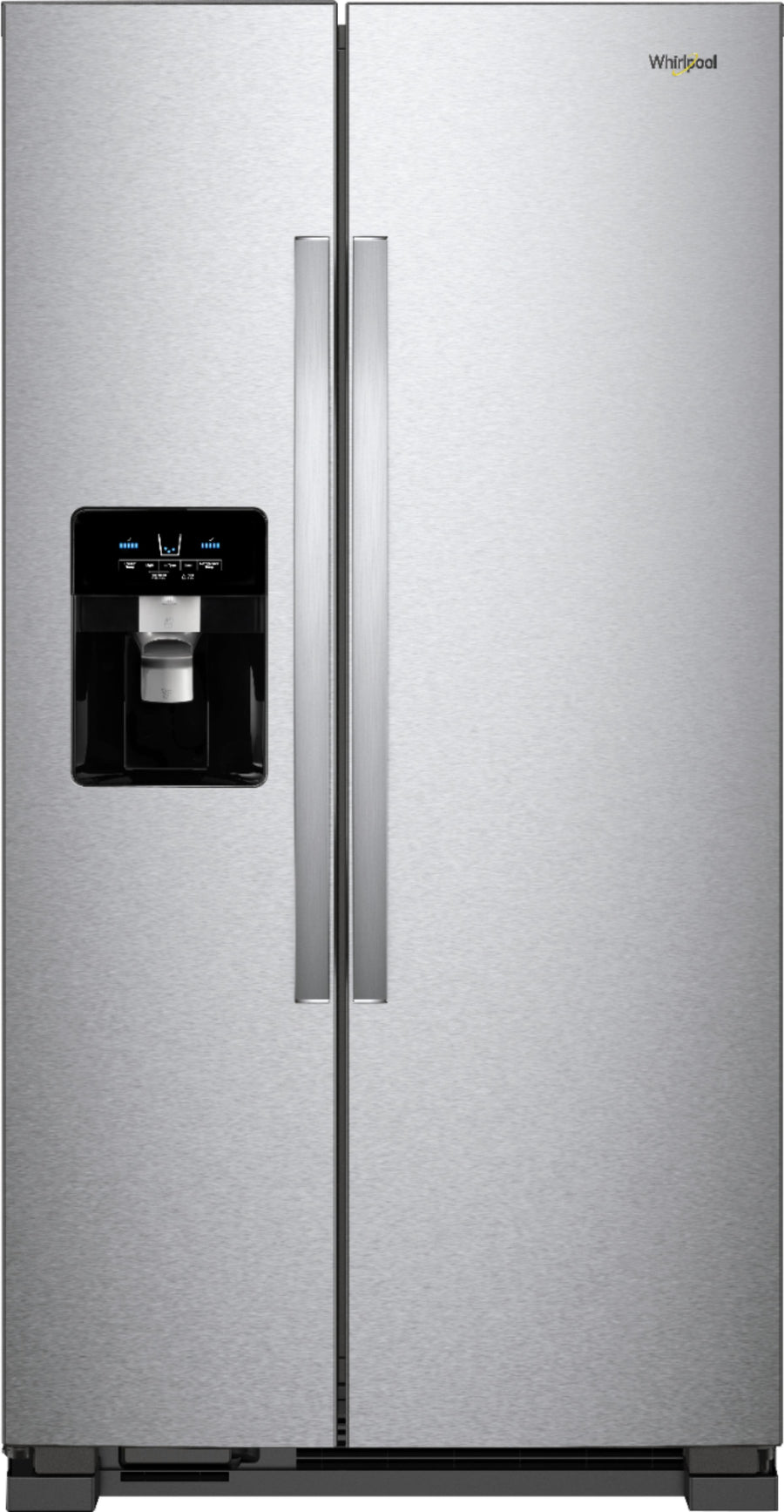 Whirlpool - 24.6 Cu. Ft. Side-by-Side Refrigerator - Stainless steel_0