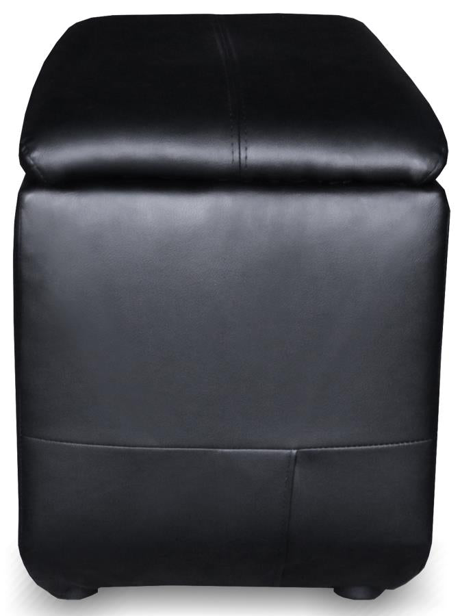Cyrus Upholstered Recliner Living Room Set Black_3